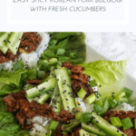 korean pork bulgogi lettuce wraps, korean bbq recipe