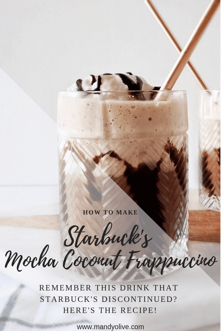 White Mocha Coconut Frappe