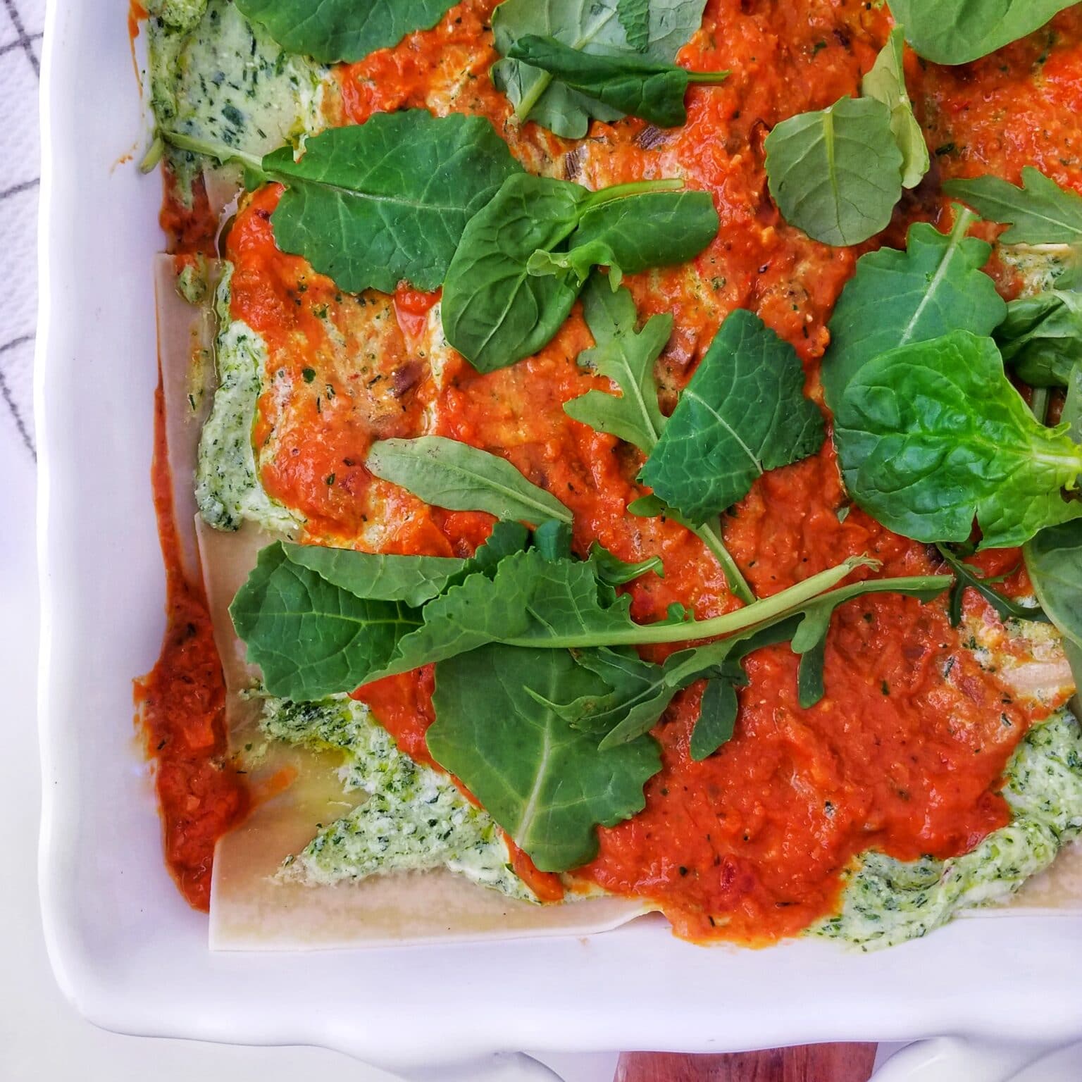 Pesto Mushroom Bolognese Lasagna Mandy Olive