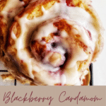 cardamom blackberry sweet rolls pin recipe found on mandyolive.com