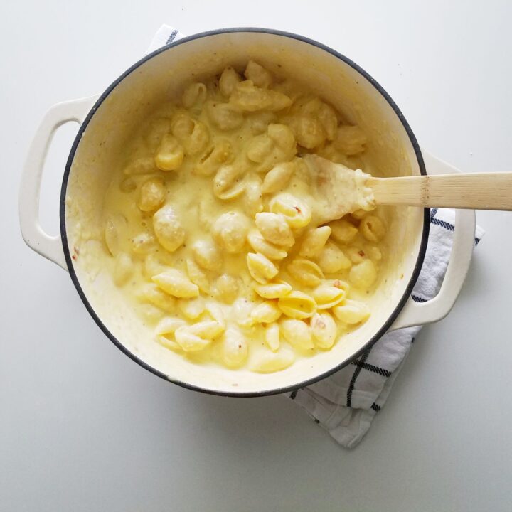 Quick Stovetop Mac + Cheese