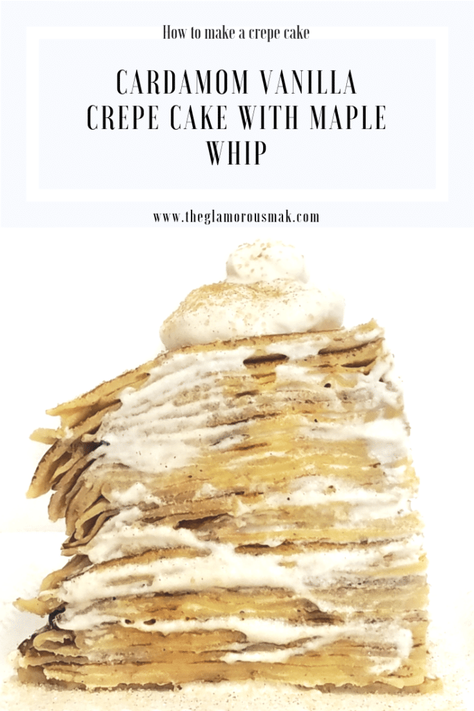 The perfect crepe cake for a fancy brunch party. make ahead breakfast