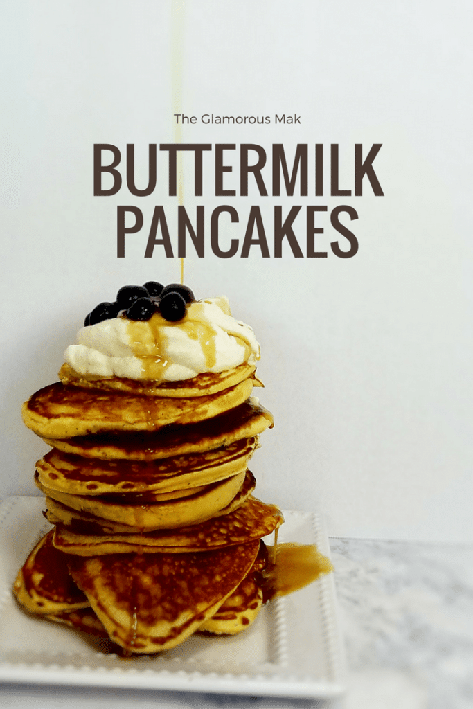 Learn how to make the best buttermilk pancakes is an easy breakfast recipe made from scratch. These fluffy buttermilk pancakes are a must have in your recipe arsenal for small batch cooking.