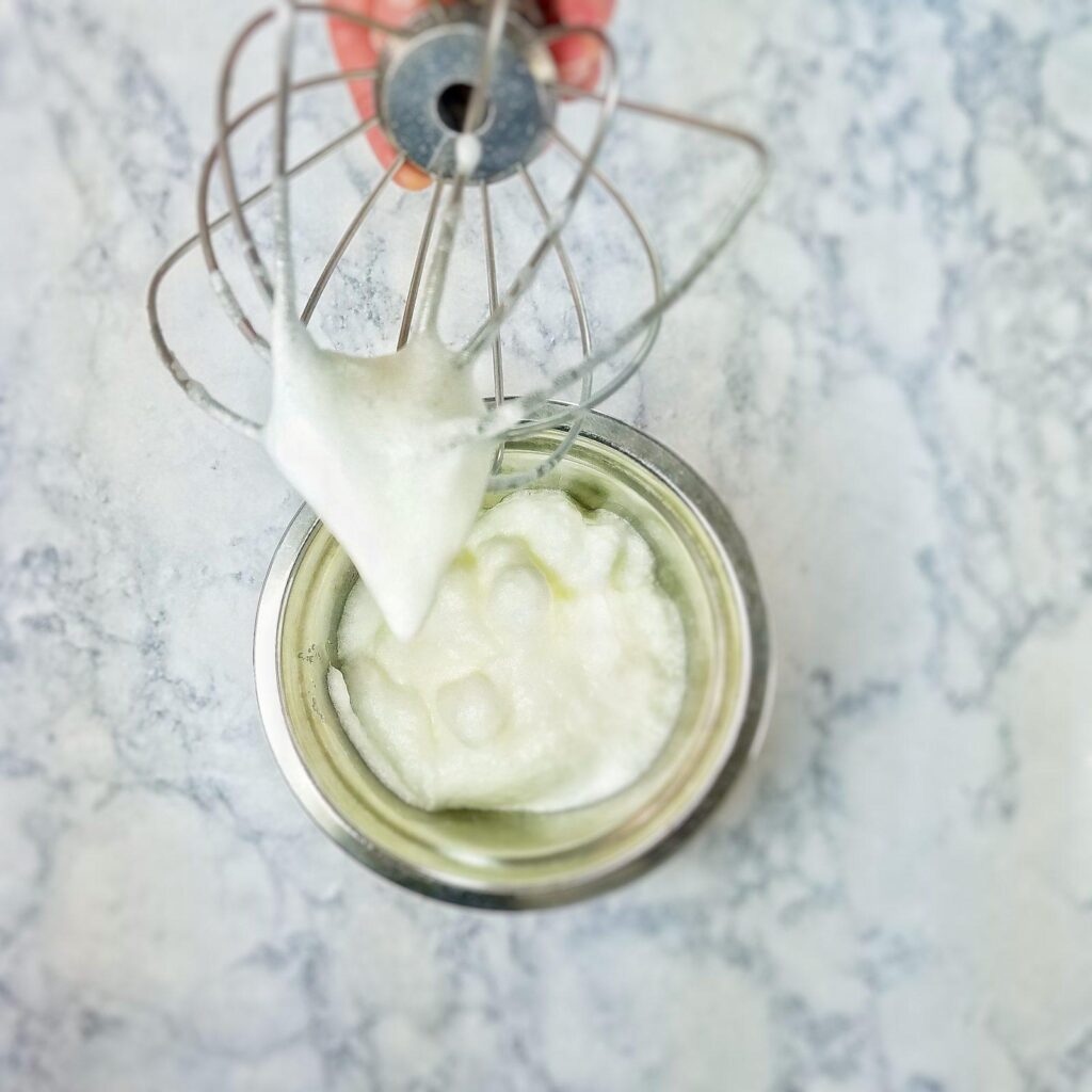 whipped egg whites