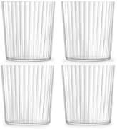 LSA International Gio Line 4-Piece Glass Tumbler Set