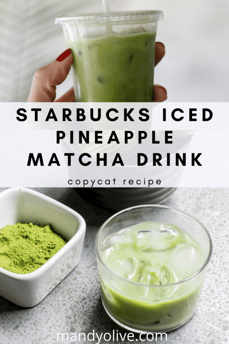 Iced Matcha Latte Recipe (Starbucks Copycat) with Video Tutorial!