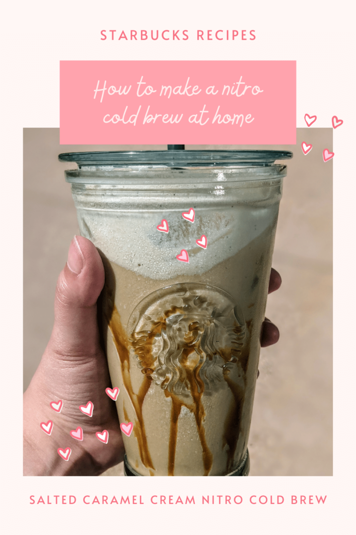 Starbucks Copycat Cinnamon Caramel Cream Nitro Cold Brew