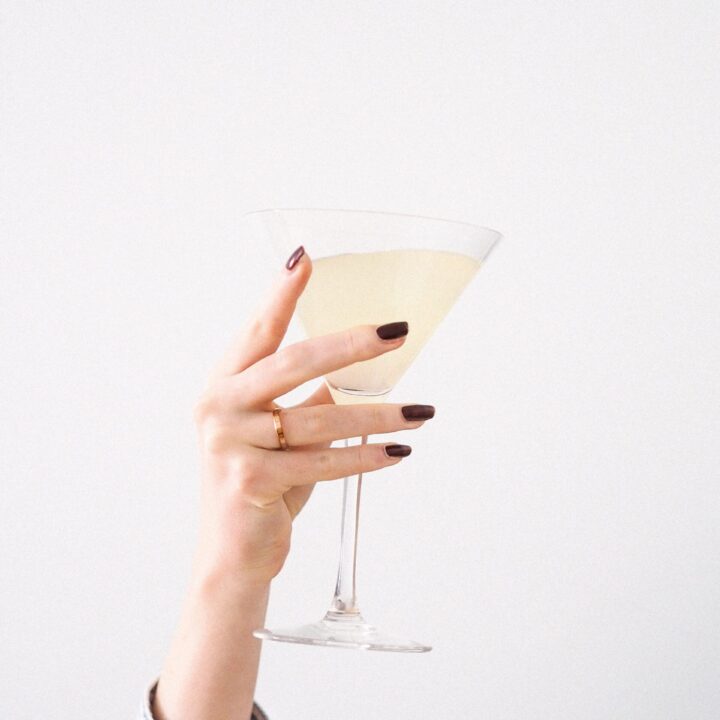 lemon champagne cocktail