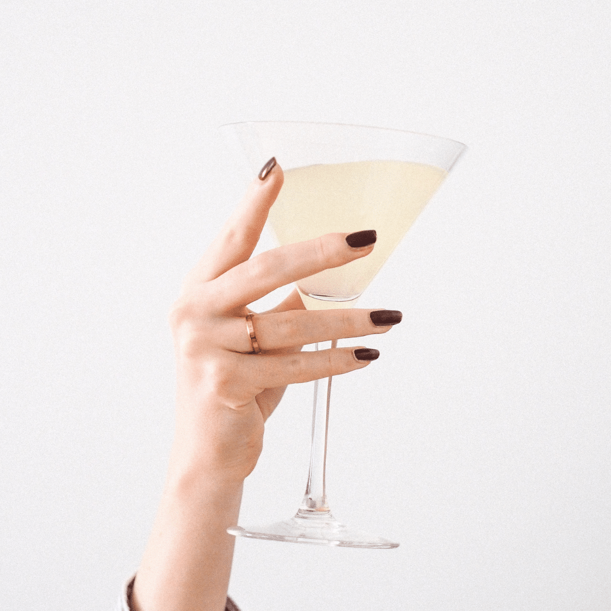 lemon champagne cocktail Mandy Olive