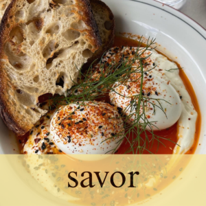 to savor